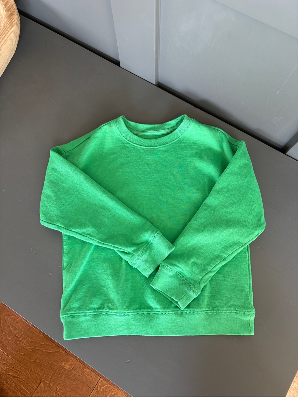 Primary Kids Green Crewneck Sweatshirt